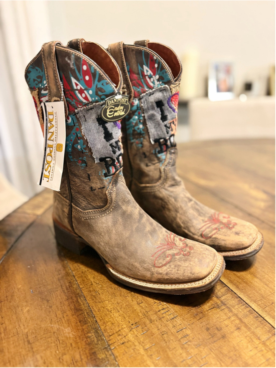 Dan Post Shoes - Dan Post New Rare Handcrafted Leather Cowboy Western Boots
